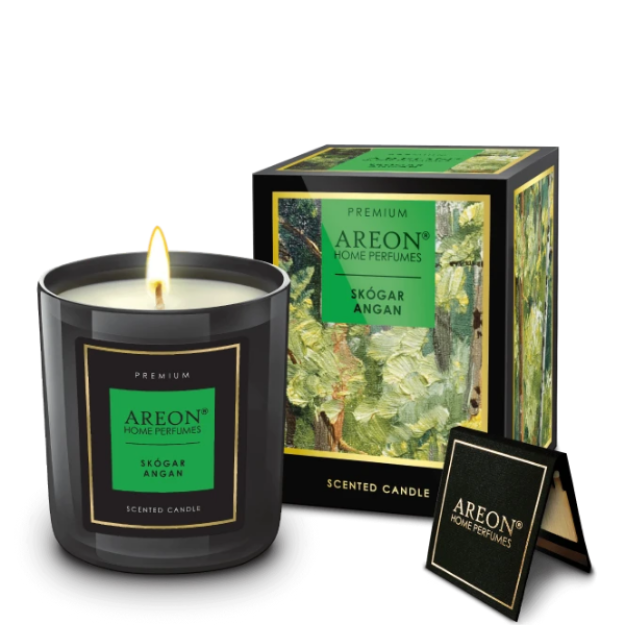 AREON CANDLES PREMIUM SKOGAR ANGAN LÜKS KOKULU MUM resmi